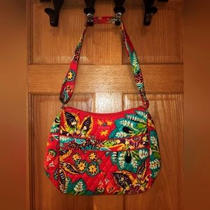 Vera Bradley "Rumba" Carryall crossbody bag.